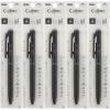 Pentel Oil Based Ballpoint Pen, Calme 0.5mm, Black, Black Ink, 5 Count XBXA105A-A