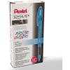 Pentel RSVP Razzle-Dazzle Ballpoint Pen, (1.0mm) Medium Line, Black Barrel, Black Ink, Box of 12 (BK91RDA-A)(Blue Barrel)