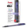 Pentel RSVP Razzle-Dazzle Ballpoint Pen, (1.0mm) Medium Line, Black Barrel, Black Ink, Box of 12 (BK91RDA-A)(Violet Barrel)