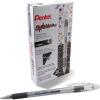 Pentel Sparkle Pop Metallic Gel Pen, (1.0mm) Bold Line, Blue/Green Ink, Box of 12 Pens (K91-DC)(Black)