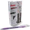 Pentel Sparkle Pop Metallic Gel Pen, (1.0mm) Bold Line, Blue/Green Ink, Box of 12 Pens (K91-DC)(Purple)