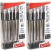Pentel(R R.S.V.P.(R) Ballpoint Pens, 1.0 mm, Medium Point, Clear Barrel, Black Ink, Pack of 24, BK91-A(12 Count (Pack of 2))
