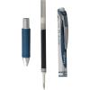 Pentel EnerGel RTX Retractable Liquid Gel Pen, (0.7mm), Medium Line, Metal Tip, Green Ink, Pack of 2 (BL77BP2D)(Navy Blue)