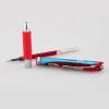 Pentel® EnerGel® RTX Retractable Liquid Gel Pens, Fine Point, 0.5mm, 54% Recycled, Assorted Barrel Colors, Red Ink, Pack Of 3 Pans(Red)