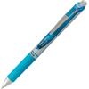 Pentel EnerGel Retractable Liquid Gel Pens, Medium Point, 0.7 mm, Silver Barrel, 12 Black Ink pens, the Ultimate writing pens, the Best Writing Pens for office, school and journaling, Pack of 12(Sky Blue)