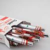 Pentel EnerGel Retractable Liquid Gel Pens, Medium Point, 0.7 mm, Silver Barrel, 12 Black Ink pens, the Ultimate writing pens, the Best Writing Pens for office, school and journaling, Pack of 12(Orange)