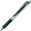 Pentel EnerGel Retractable Liquid Gel Pens, Medium Point, 0.7 mm, Silver Barrel, 12 Black Ink pens, the Ultimate writing pens, the Best Writing Pens for office, school and journaling, Pack of 12(Forest Green)
