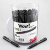 Pentel WOW! Ballpoint Pen, (1.0mm) Medium Line, Blue Ink, Pack of 60, Canister (BK440PC60C)(Black)