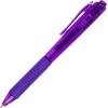 Pentel WOW! Ballpoint Pen, (1.0mm) Medium Line, Blue Ink, Pack of 60, Canister (BK440PC60C)(Purple)