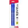 Pentel BK91CRBP8M R.S.V.P. Stick Ballpoint Pen, 1mm, Assorted Barrel, Assorted Ink, 8/Set(Blue Ink)