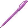 Pentel Arts Sign Pen Brush, Pink Purple Ink, Box of 12 Pens(Pink Purple)