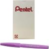 Pentel Arts Sign Pen Brush, Pink Purple Ink, Box of 12 Pens(Pink Purple)
