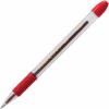Pentel BK91C R.S.V.P. Stick Ballpoint Pen, 1mm, Trans Barrel, Blue Ink, Dozen(Red)