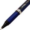 Pentel Energel Euro Ballpoint Pen, 0.35mm Needle Tip, Blue Ink (BLN23-C)(Red)