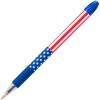 Pentel RSVP Ballpoint Pen, (0.7mm) Fine Line, Flag Barrel, Black Ink, 5 Pack