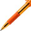 Pentel RSVP Mini Ballpoint Pen, (1.0mm) Medium Line, Orange Ink, 12 pack (BK91MNF-F)(Orange Ink)