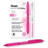 Pentel R.S.V.P. RT Colors New Retractable Ballpoint Pen, Medium Line, Blue Ink, 6 Pack (BK93CRBP6C)(Pink)