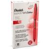 Pentel R.S.V.P. RT Colors New Retractable Ballpoint Pen, Medium Line, Blue Ink, 6 Pack (BK93CRBP6C)(Red)