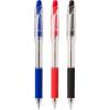 Pentel® R.S.V.P.® RT Retractable Ballpoint Pens, Medium Point, 1.0 mm, 61% Recycled, Transparent Black Barrel, Black Ink, Pack Of 12 Pens(Red)