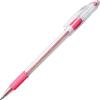 Pentel BK91C R.S.V.P. Stick Ballpoint Pen, 1mm, Trans Barrel, Blue Ink, Dozen(Pink)