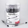 Pentel RSVP Ballpoint Pen, Fine Line, (0.7mm), Black Ink, 72 Pack Canister (BK90PC72A)(Black)