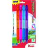 Pentel R.S.V.P. RT Colors New Retractable Ballpoint Pen, Medium Line, Blue Ink, 6 Pack (BK93CRBP6C)(Assorted 1)