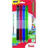 Pentel R.S.V.P. RT Colors New Retractable Ballpoint Pen, Medium Line, Blue Ink, 6 Pack (BK93CRBP6C)(Assorted 2)