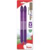 Pentel R.S.V.P. RT Colors New Retractable Ballpoint Pen, Medium Line, Blue Ink, 6 Pack (BK93CRBP6C)(Violet)