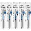 Pentel XBLN75TL-CA EnerGel Ink Ballpoint Pen, 0.5, Blue Black, 5 Pieces(blue)