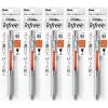 Pentel XBLN75TL-CA EnerGel Ink Ballpoint Pen, 0.5, Blue Black, 5 Pieces(orange)