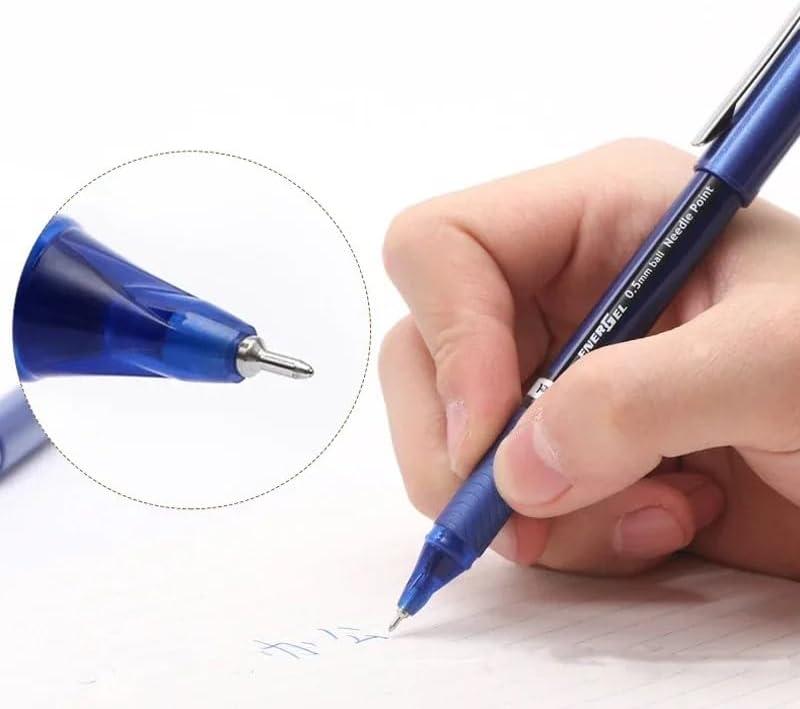imagePentel EnerGel NV Gel Ink Pen 05mm Fine Point Capped Needle Tip Black Ink Box of 12 BLN25ABlue
