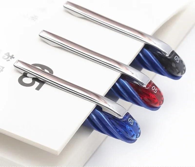 imagePentel EnerGel NV Gel Ink Pen 05mm Fine Point Capped Needle Tip Black Ink Box of 12 BLN25ABlue