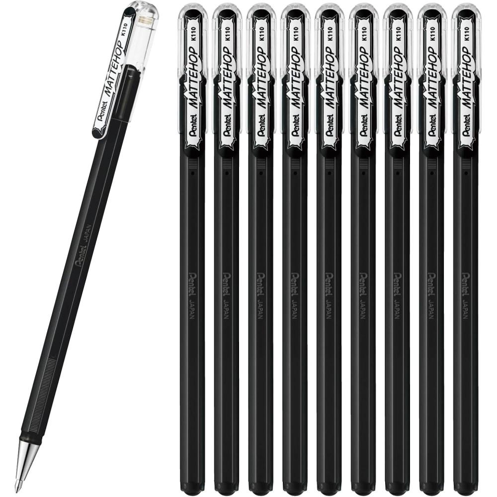 imagePentel Ballpoint Pen Color Matte Hop Complete Set 21 Colors K110V21STBlack