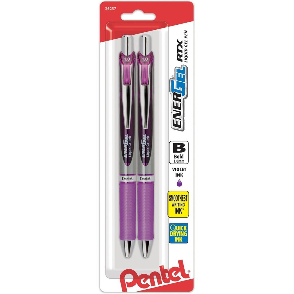imagePentel EnerGel RTX Liquid Gel Pens 10mmViolet