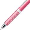 EnerGel 357082 EnerGel Alloy Retractable Gel Pen Pink Barrel Medium Point Black