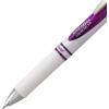 Pentel EnerGel Pearl RTX Retractable Liquid Gel Pen, (0.7mm), Medium Line, Needle Tip, Black Ink, Pack of 2 (BLN77WBP2A)(Violet)