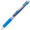 Pentel® EnerGel™ Retractable Liquid Gel Pens, Medium Point, 0.7 mm, Silver Barrel, Violet Ink, Pack Of 12(Blue)