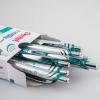 Pentel® EnerGel™ Retractable Liquid Gel Pens, Medium Point, 0.7 mm, Silver Barrel, Violet Ink, Pack Of 12(Turquoise)