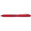 Pentel EnerGel-X Retractable Gel Pen, (0.7mm) Med. Line, Blue Ink, 72-PK Canister (BL107PC72C)(Red)