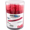 Pentel EnerGel-X Retractable Gel Pen, (0.7mm) Med. Line, Blue Ink, 72-PK Canister (BL107PC72C)(Red)