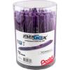 Pentel EnerGel-X Retractable Gel Pen, (0.7mm) Med. Line, Blue Ink, 72-PK Canister (BL107PC72C)(Violet)