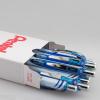 Pentel Gel Pen Retractable/Refillable Needle Tip 0.5mm 12/DZ BE Ink (BLN75PWCDZ)(Blue)