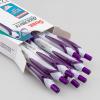 Pentel GlideWrite Ballpoint Pen, (1.0mm) Medium Line, Assorted Ink, Pack of 14 (BX910BP14M1)(Violet)