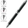 Pentel Multi Function Pen Vicuna EX, Fine Ballpoint Pen and 0.5mm Mechanical Pencil, Blue (BXW1375C)(Black Body)