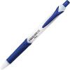 Pentel Pens, GlideWrite Ballpoint Pen with TechniFLO Ink – 4 pack of BLUE Ink Pens 1.0mm with Retractable Barrel Design – Easy Grip & Smooth Writing, Metal Tip, Medium point pen.blue and black i