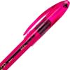 Pentel RSVP Razzle-Dazzle Ballpoint Pen, (1.0mm) Medium Line, Black Ink, Pack of 5 (BK91RDBP5M)(Pink)