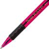 Pentel RSVP Razzle-Dazzle Ballpoint Pen, (1.0mm) Medium Line, Black Ink, Pack of 5 (BK91RDBP5M)(Pink)