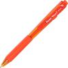 Pentel WOW! Retractable Ballpoint Pens, Medium Line, Orange Ink, Box of 12 (BK440-F)