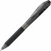 Pentel® WOW!™ Retractable Ballpoint Pens, Medium Point, 1.0 mm, Transparent Black Barrels, Black Ink, Pack Of 12(Black)