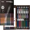 Pentel BL77-12AMZ EnerGel Ballpoint Pen, 0.7mm, 12 Colors Set(Limited 7 colors)